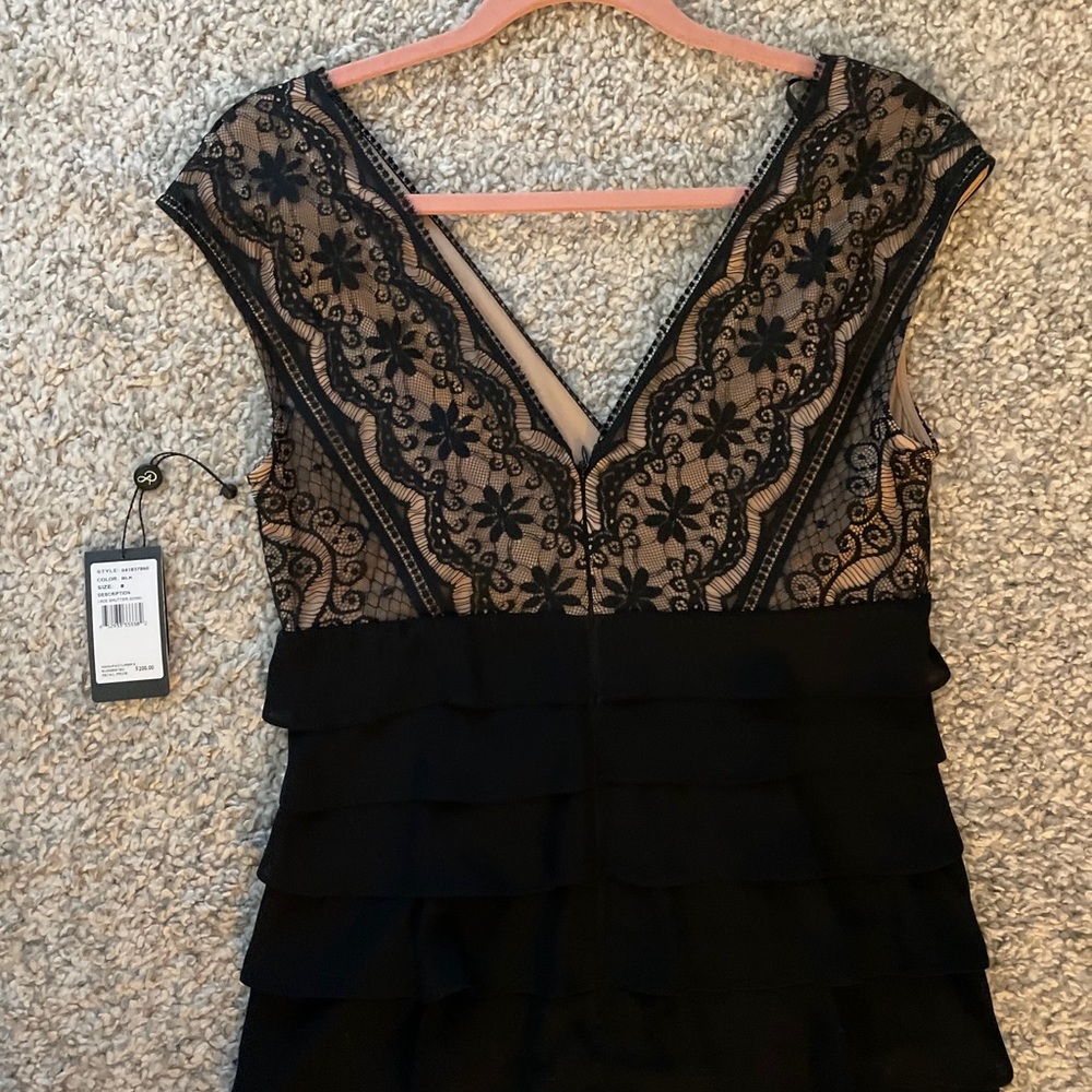 Adrianna Papell Lace Bodice Shutter Dress - Picture 9 of 16